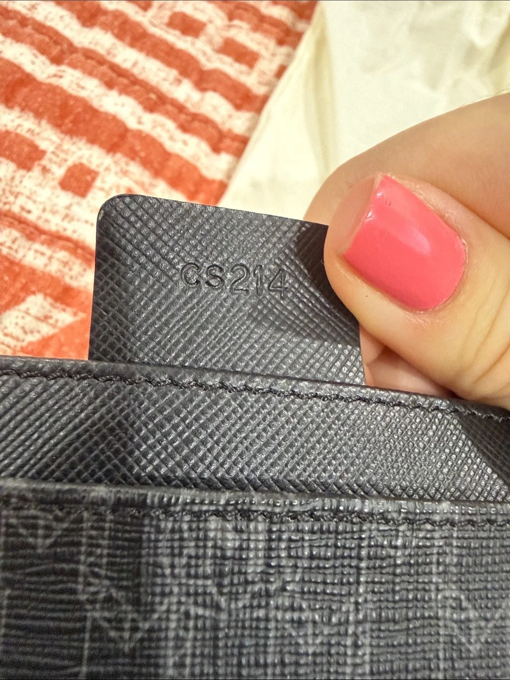 Montblanc Black Card Sleeve with Monogram Motif